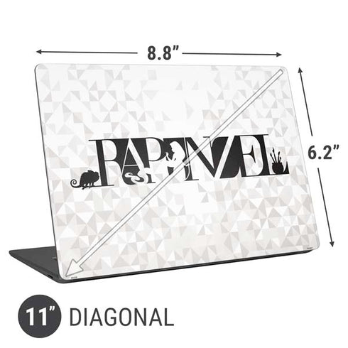 Disney Princess Rapunzel Chromatic Universal Laptop 11in (8.8 x 6.2in) Skin